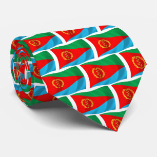 Chemise à cravate du drapeau de l'Érythrée
