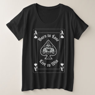 Chemise Ace de Pique Carte à Jouer