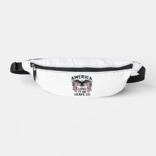 Chemise aigle patriotique America Love It Or Leave