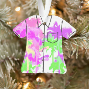 Chemise Aloha de Néon Hawaiian Palm Aloha