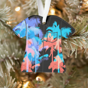 Chemise Aloha de Néon Hawaiian Palm Aloha