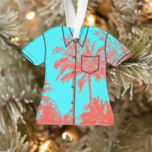 Chemise Aloha Makena Beach Hawaiian Sketchy Palms
