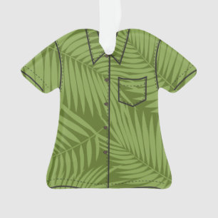 Chemise Aloha Tropical Kona Palms Hawaiian Leaf