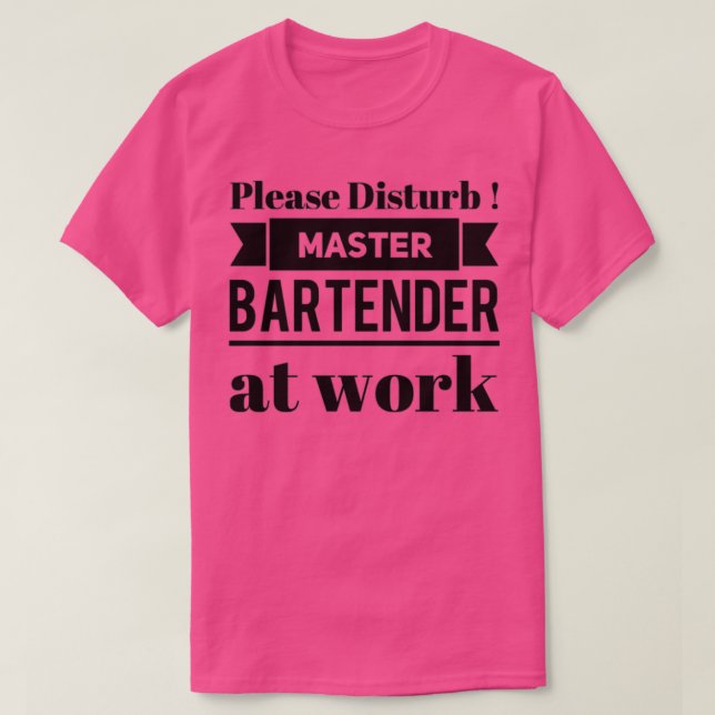 Chemise barman Classic TShirt (Design devant)