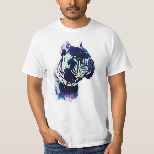 Chemise-cadeau Cane Corso Aquarelle Dog T-Shirt (Devant)