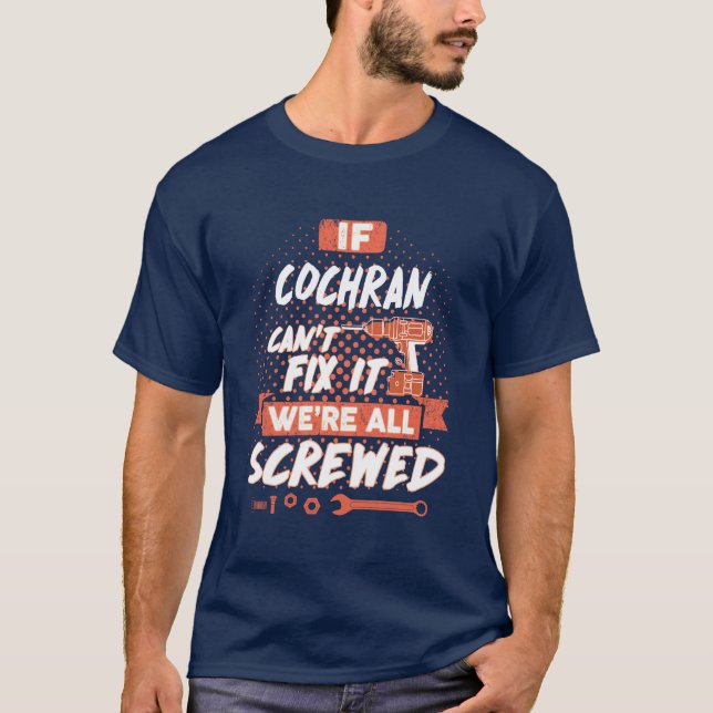 Chemise COCHRAN, T-shirt COCHRAN pour hommes femme (Devant)