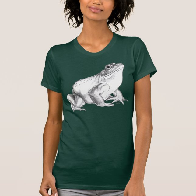Chemise d'art grenouille à bulles T-shirts d'art (Devant)