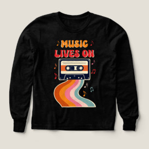 Chemise De Bande De Cassette Rétro - La Musique Vi