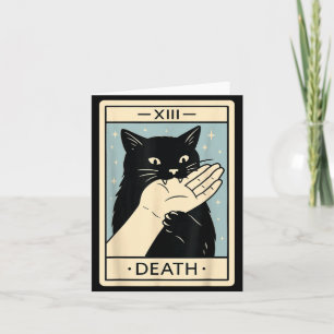 Chemise de carte de tarot de chat noir Funny Witch