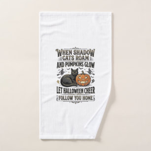 Chemise de chat noir Halloween Gravure de citrouil