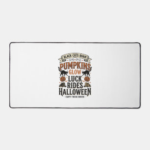 Chemise de chauffeur de camion Halloween avec chat