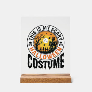 Chemise de costume d'Halloween effrayant avec grav