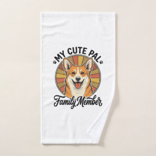 Chemise de famille Corgi Design vintage pour amour