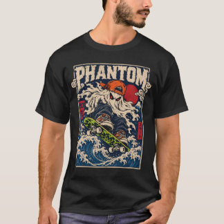 Chemise de fantôme de patineur fantôme, T-shirt gr