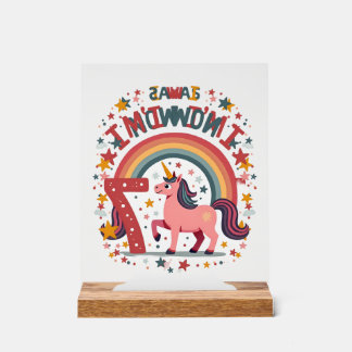 Chemise de fête licorne vintage J'avais 6 ans main