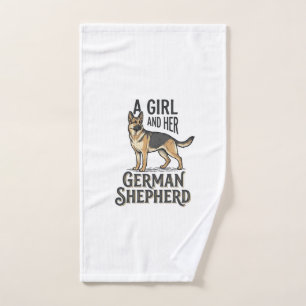 Chemise de fille de Berger Allemand Design pour am