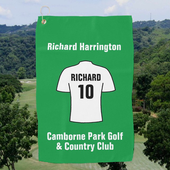 Chemise de football en blanc serviette de golf (Créateur téléchargé)