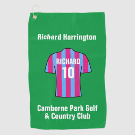 Chemise de football en Claret et serviette de golf