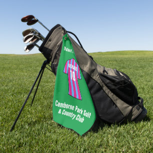 Chemise de football en Claret et serviette de golf