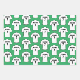 Chemise de football en feuilles de papier d'envelo