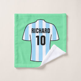 Chemise de football en linge bleu clair