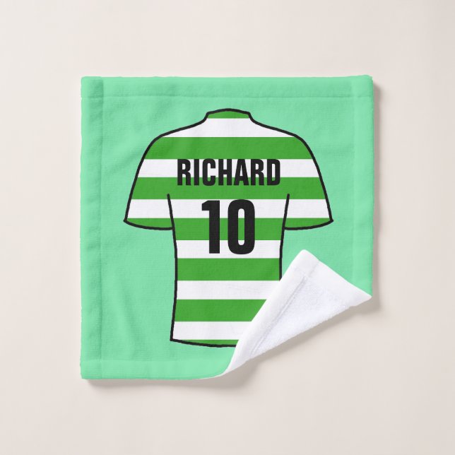 Chemise de football en linge de linge à linge dans (Gant de toilette)