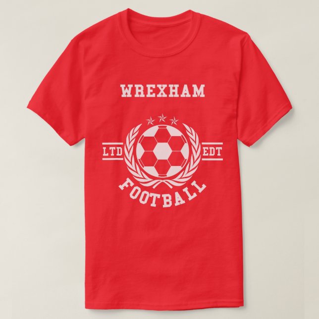 Chemise de football Wrexham Jersey TShirt (Design devant)