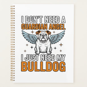 Chemise de l'ange gardien Bulldog amateur de chien