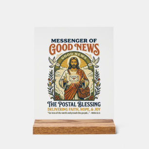 Chemise de livraison de facteur Jésus Foi basée su