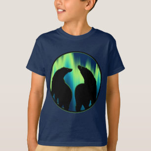 Chemise de l'ours Northern Lights T-shirt bio pour