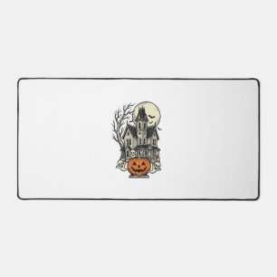 Chemise de Maison Hantée Gravure Vintage Halloween