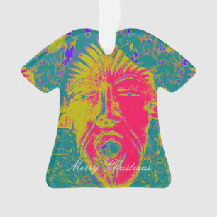 chemise de masque de visage joyeux noël ornement