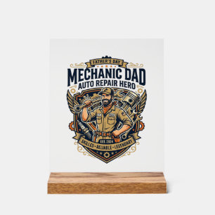 Chemise de Mécanicien de la Fête des Pères Papa Dr