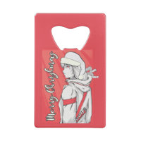 Chemise de Noël Anime, Fille avec Chapeau de Noël