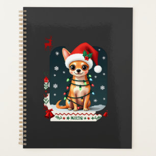 Chemise de Noël Chihuahua Santa Sweatshirt hideux