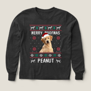 Chemise de Noël laide personnalisée pour chien ave