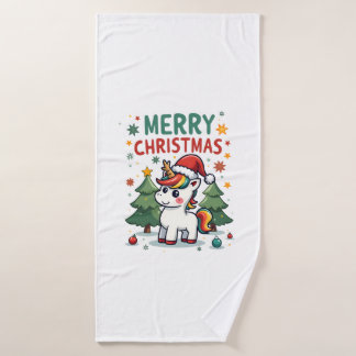 Chemise de Noël Licorne Filles Tenue de Noël Chr