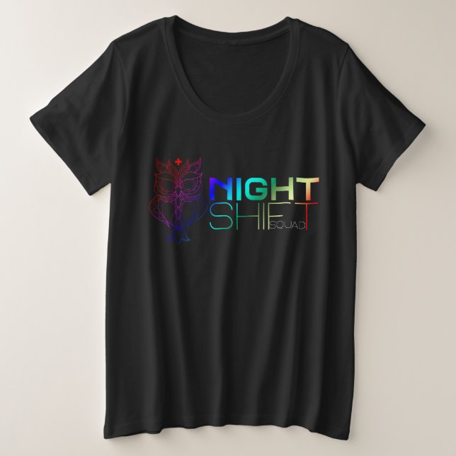 chemise de nuit infirmière t-shirt plus infirmière (Design devant)