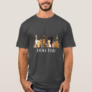 Chemise de papa de chien T-Shirt d'animal de compa