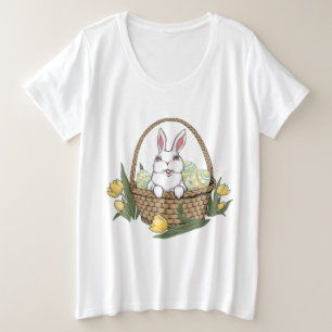 Chemise de Pâques Lapin de Pâques Panier T-shirt p