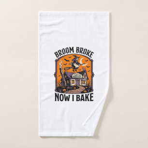 Chemise de pâtissier Halloween Sorcière Balai Cass
