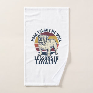 Chemise de sagesse canine Leçon de bouledogue vint