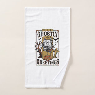 Chemise de salutations fantomatiques Gravure vinta