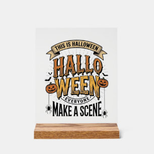 Chemise de scène Halloween Gravure vintage Citroui