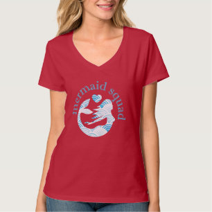 Chemise de sirène drôle   T-shirt de l'équipe drôl