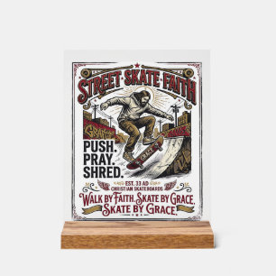 Chemise de skate longboard Jésus chrétien