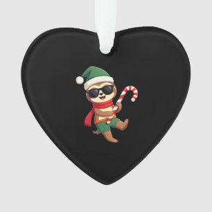 Chemise de sloth de Noël elfe bonbon poivre menthe