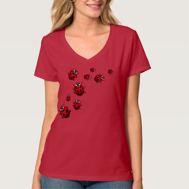 Chemise de sonnerie de coccinelle de T-shirt de la (Devant)