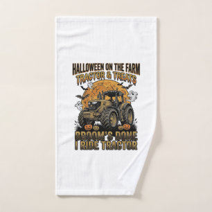 Chemise de tracteur Halloween drôle de sorcière de