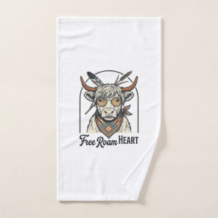 Chemise de vache Highland Esprit libre Gravure vin